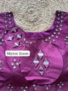 Real Mirror 1 By Ruhi Designer Heavy Cotton With Real Mirror Handwork Blouses Wholesale Online
